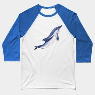 Blue dolphin Baseball T-Shirt